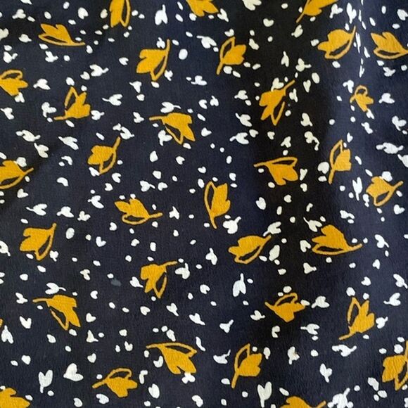 Madewell Silk Off-the-Shoulder Top in Falling Leaves Womens Size XXS - Picture 7 of 8